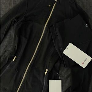 Lululemon Athletica Black Jacket and Pants Set